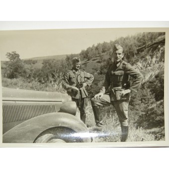 Un conjunto de fotografías de un piloto alemán en el frente oriental. Espenlaub militaria